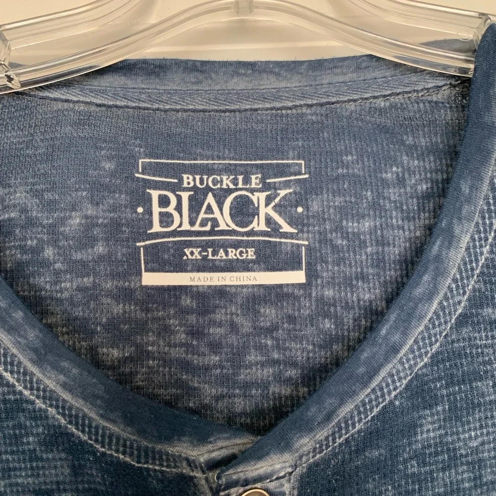 Mens Buckle Black shirt